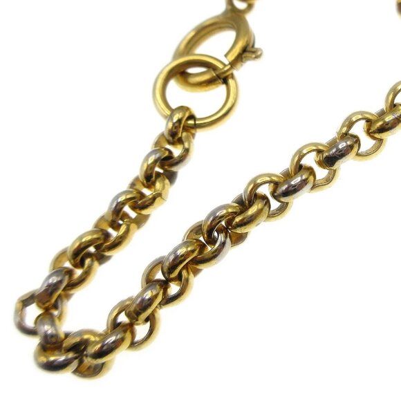Chanel Heart Chain Pendant Necklace Gold 95P - Picture 7 of 8